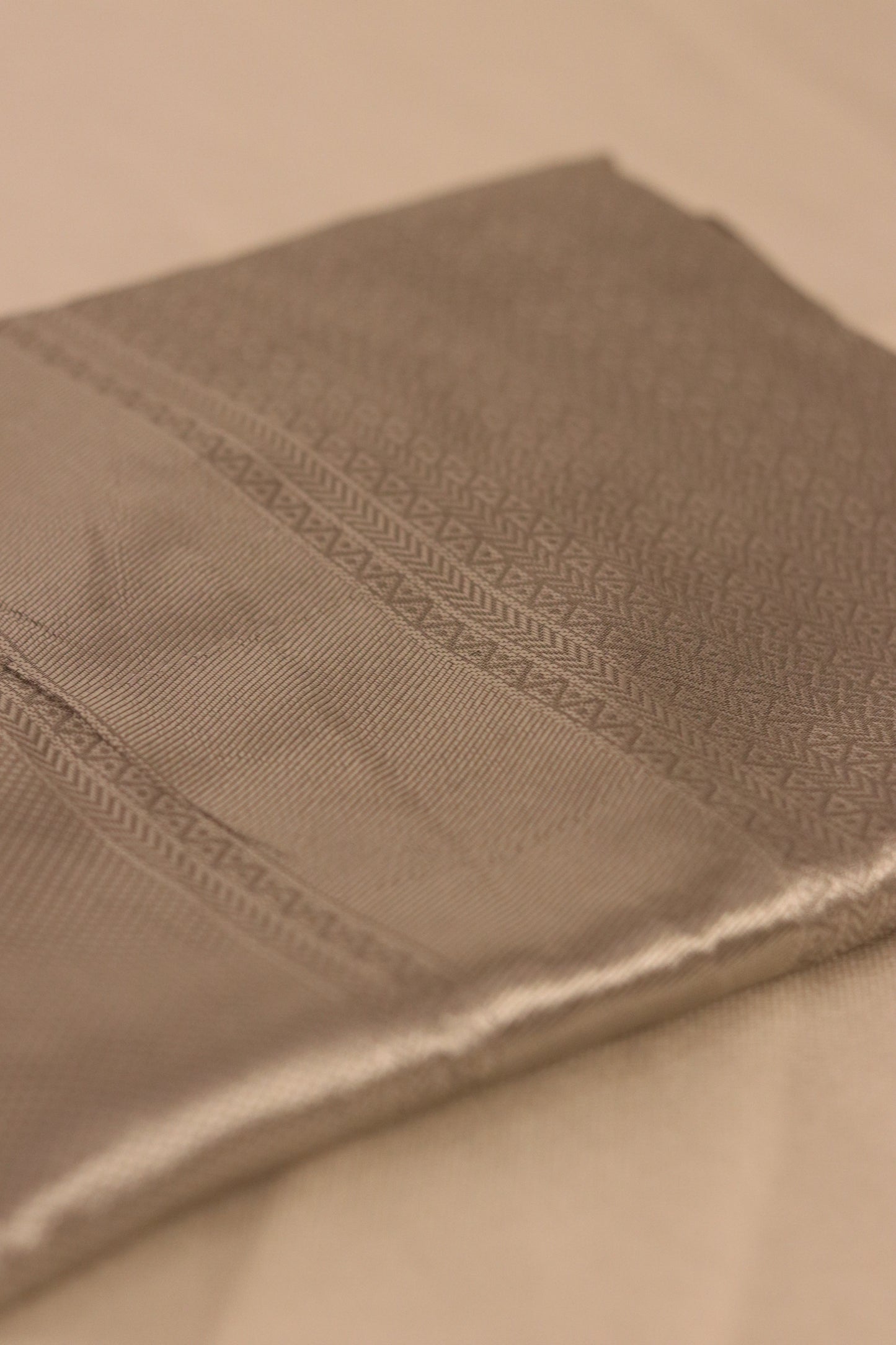 Silver Soft Silk Saree