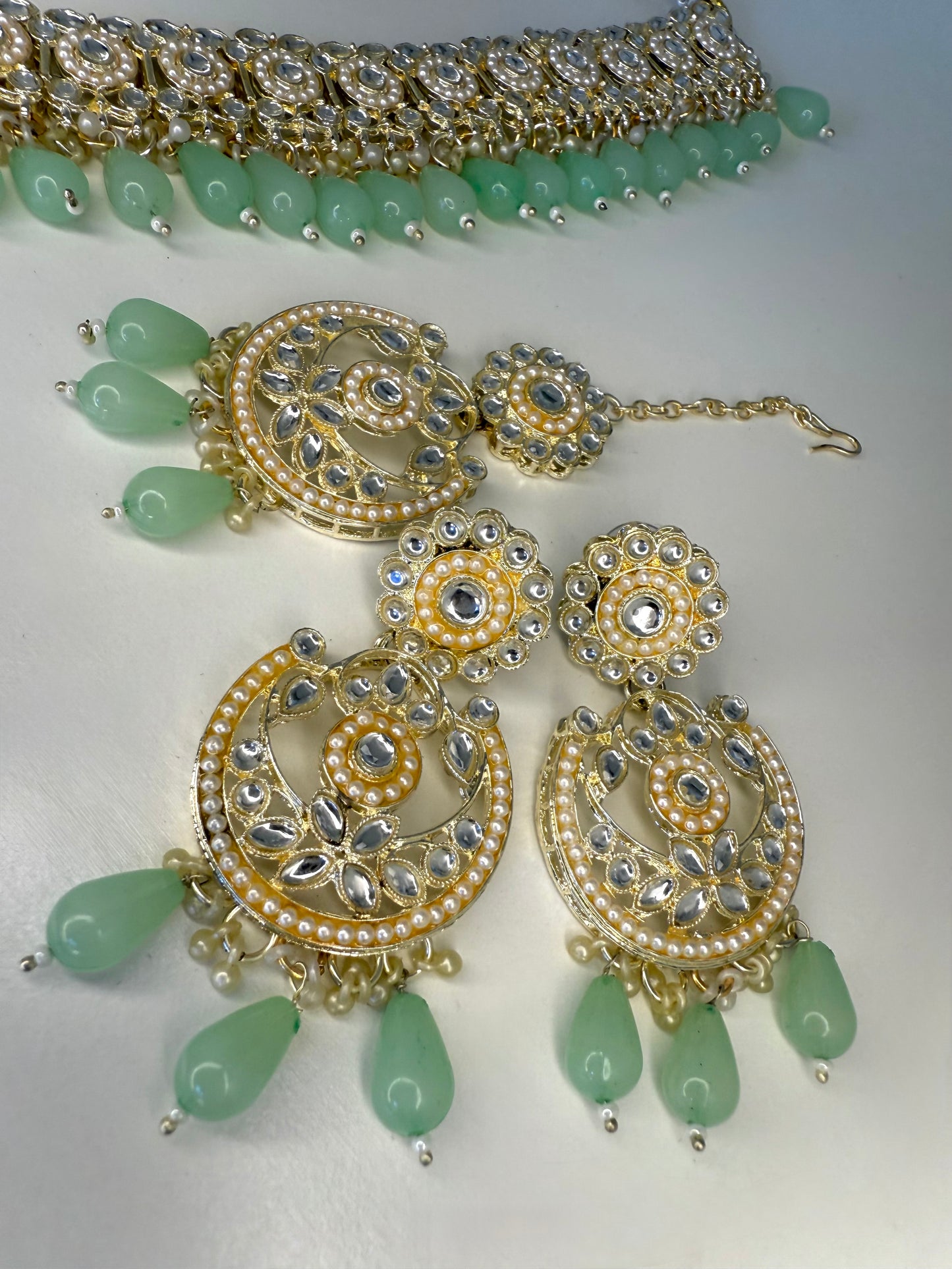 Mint Teardrop Set