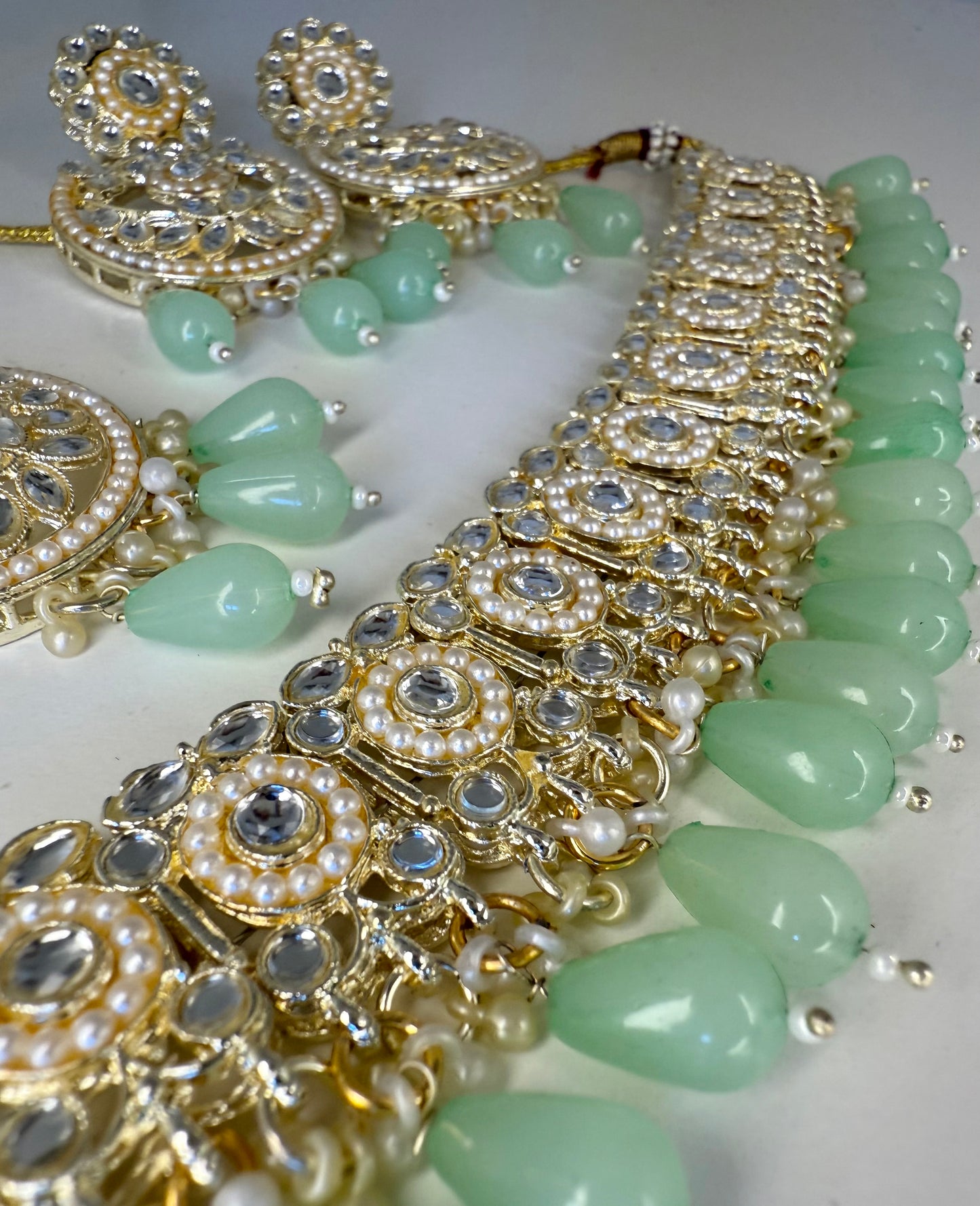 Mint Teardrop Set